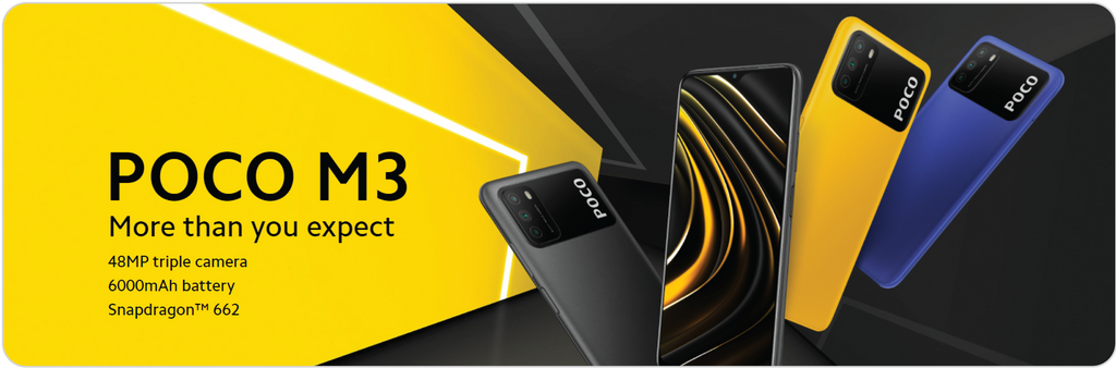 Poco M3 - An affordable entry model smartphone with competitive specs to offer.