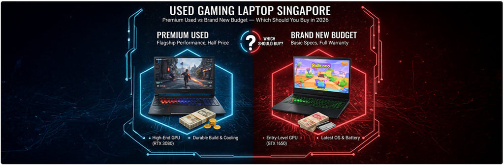 Used Gaming Laptop Singapore: Premium Used vs Brand New Budget — Which Should You Buy in 2026