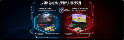 Used Gaming Laptop Singapore: Premium Used vs Brand New Budget — Which Should You Buy in 2026