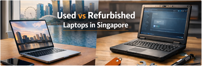 Used vs Refurbished Laptops in Singapore: What’s the Real Difference and Which Should You Buy?