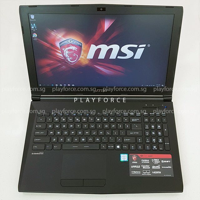GL62 6QD (i7-6700HQ, GTX 950M, 1TB+256GB SSD, 15-inch)