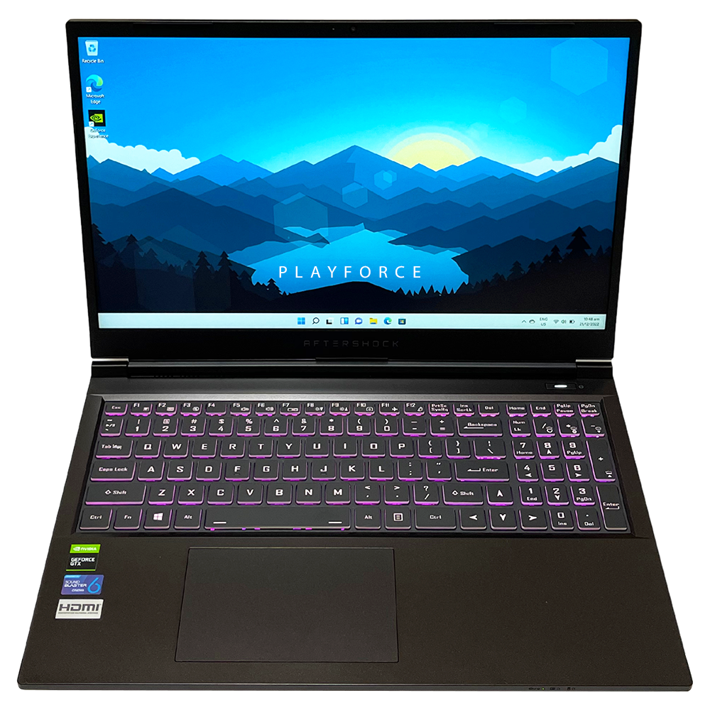 Aftershock Forge 15S (i7-10750H, GTX 1650Ti, 16GB, 500GB, 144Hz, 15-inch)