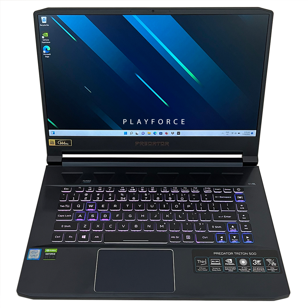 Predator Triton 500 (i7-9750H, RTX 2060, 16GB, 1TB SSD, 144Hz, 15-inch)